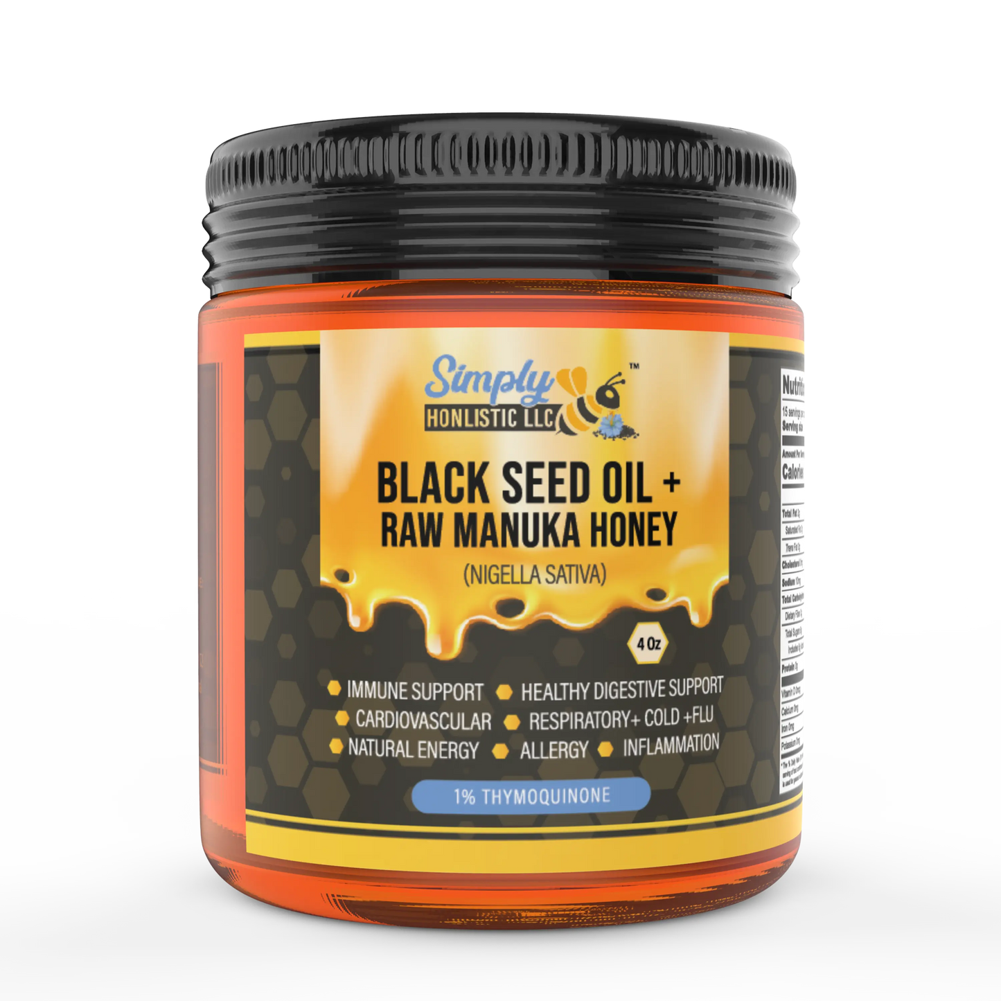 Manuka Honey with Black seed oil - Simply Honlistic LLC