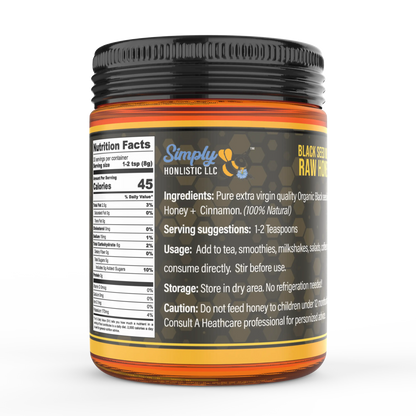 Cinnamon Honey with Black seed oil - Simply Honlistic LLC