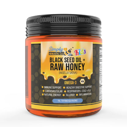 Orange Blossom Honey with Black Seed Oil - Simply Honlistic LLC