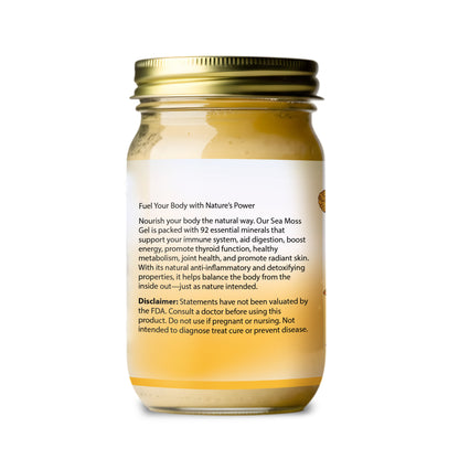 16 oz Organic Pineapple Sea Moss Gel ***Local Delivery & In-Store Pickup Only***
