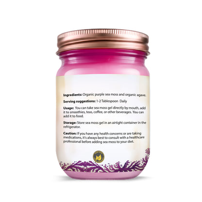 8 oz Organic Purple Sea Moss Gel ***Local Delivery & In-Store Pickup Only***