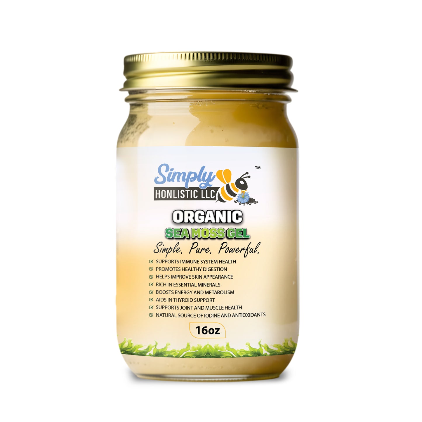 16 oz Organic Sea Moss Gel ***Local Delivery & In-Store Pickup Only***