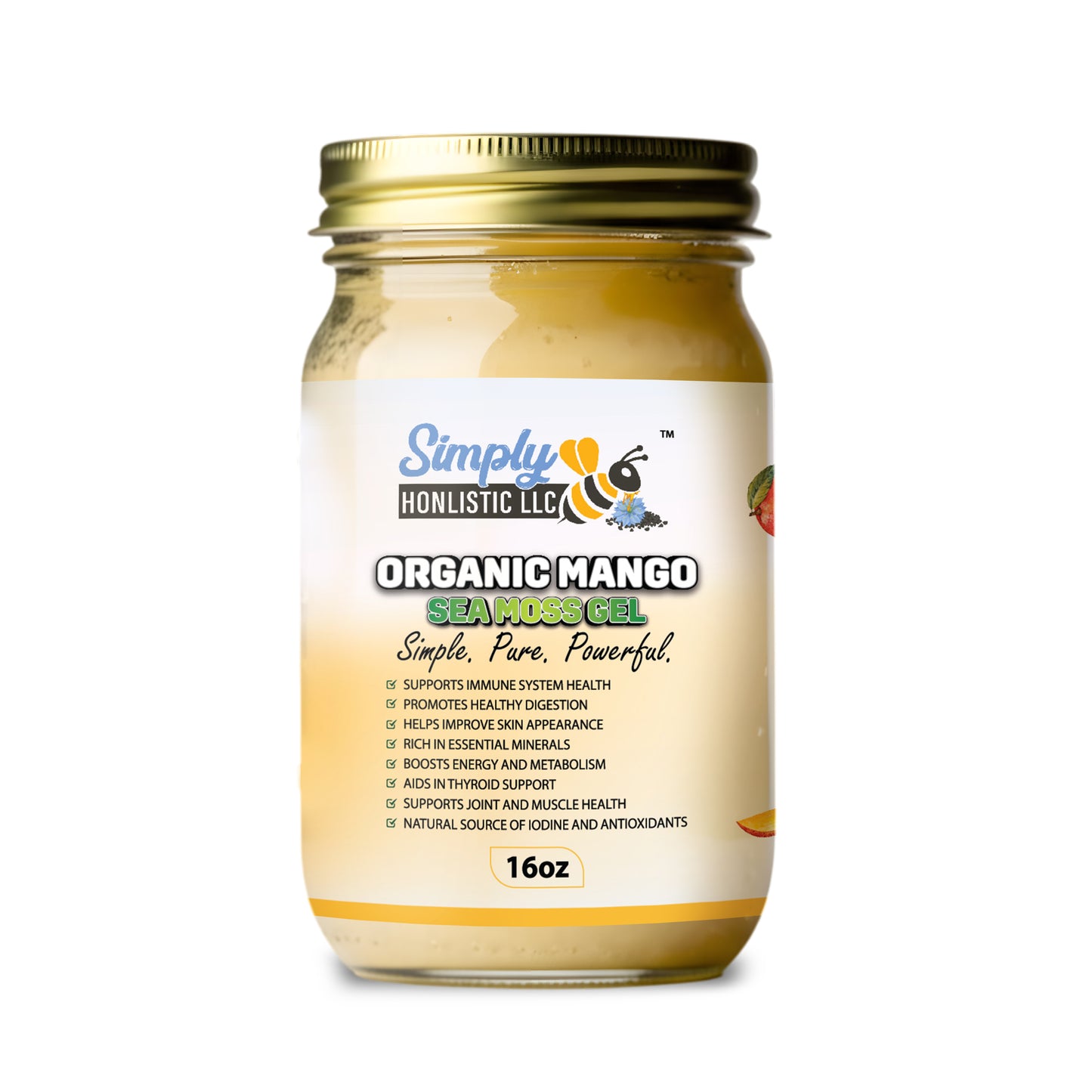 16 oz Organic Mango Sea Moss Gel ***Local Delivery & In-Store Pickup Only***