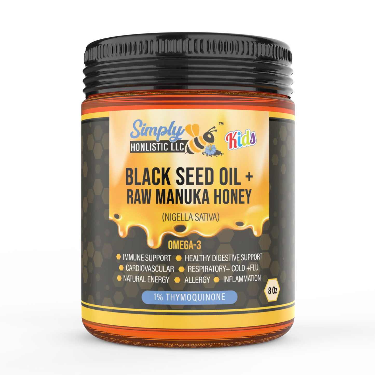 Manuka Honey with Black seed oil - Simply Honlistic LLC