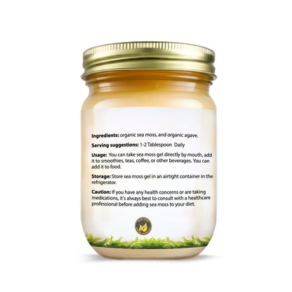 8 oz Organic Sea Moss Gel ***Local Delivery & In-Store Pickup Only***