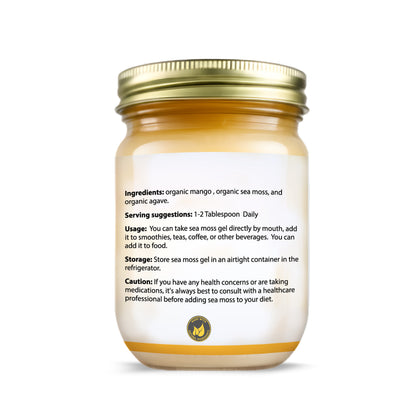 8 oz Organic Mango Sea Moss Gel ***Local Delivery & In-Store Pickup Only***