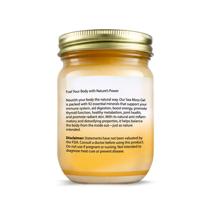 8 oz Organic Sea Moss Gel ***Local Delivery & In-Store Pickup Only***