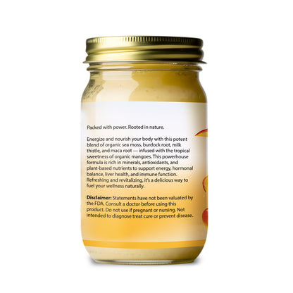 16 oz Organic Mango Sea Moss Gel Powerhouse ***Local Delivery & In-Store Pickup Only***
