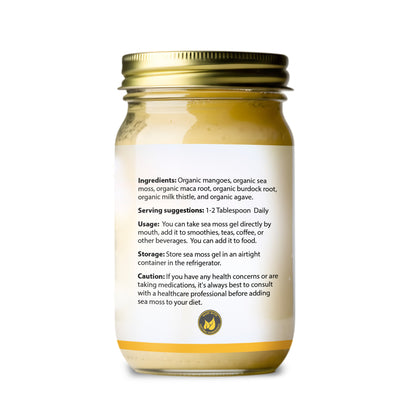 16 oz Organic Mango Sea Moss Gel Powerhouse ***Local Delivery & In-Store Pickup Only***