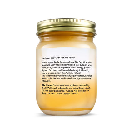 8 oz Organic Pineapple Sea Moss Gel ***Local Delivery & In-Store Pickup Only***